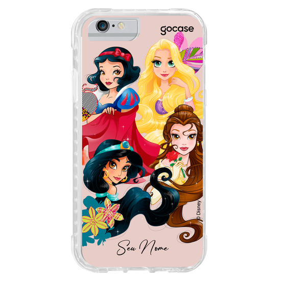 Capinha para celular Disney - Princesas - Princesses Patches