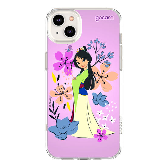 Capinha para celular  Mulan - Lindas Flores