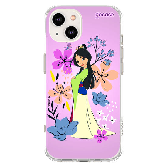 Capinha para celular  Mulan - Lindas Flores