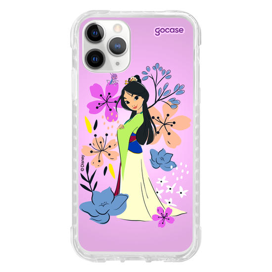 Capinha para celular  Mulan - Lindas Flores
