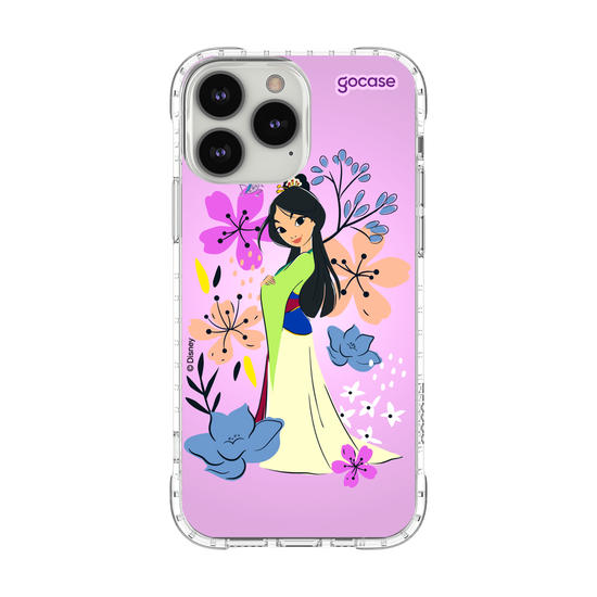 Capinha para celular  Mulan - Lindas Flores