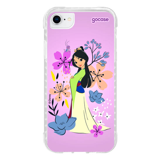Capinha para celular  Mulan - Lindas Flores