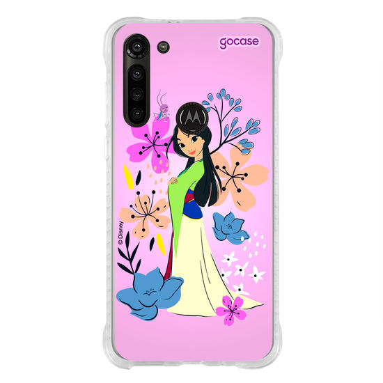 Capinha para celular  Mulan - Lindas Flores