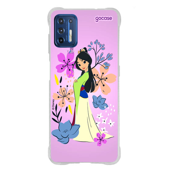 Capinha para celular  Mulan - Lindas Flores