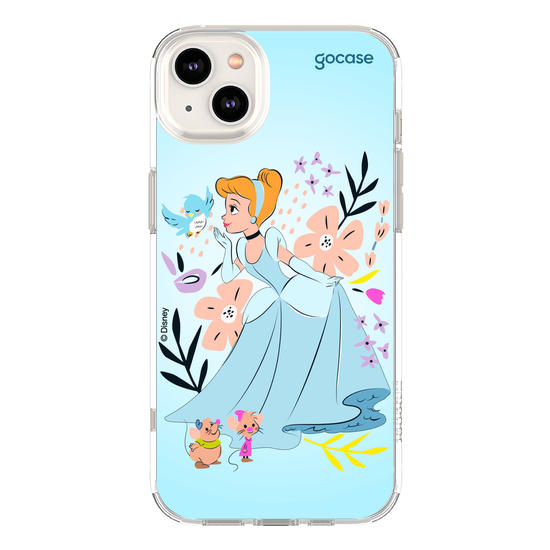 Capinha para celular  Cinderela - Lindas Flores