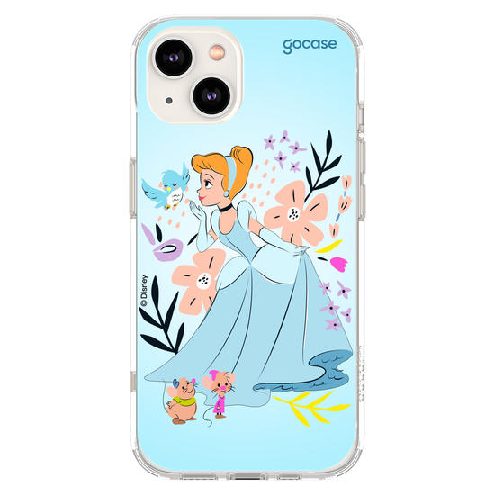 Capinha para celular  Cinderela - Lindas Flores