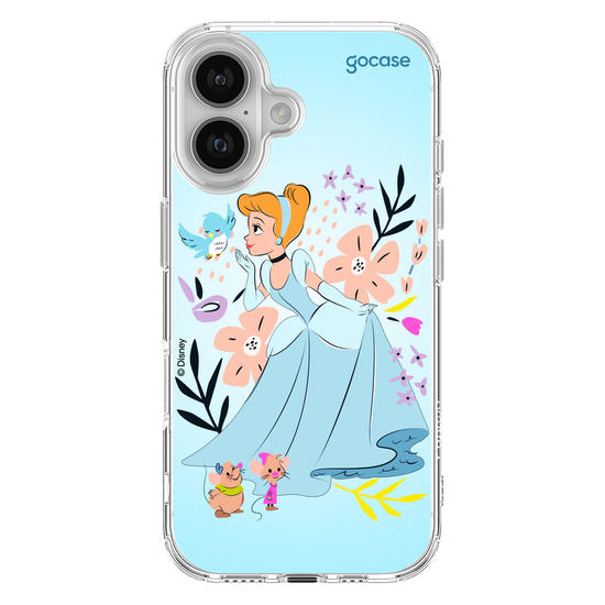 Capinha para celular  Cinderela - Lindas Flores
