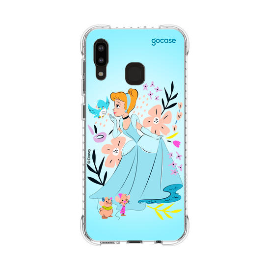 Capinha para celular  Cinderela - Lindas Flores