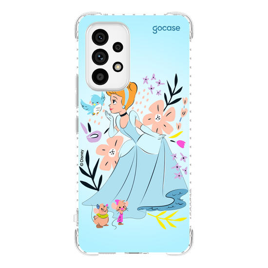 Capinha para celular  Cinderela - Lindas Flores