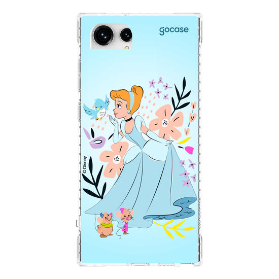 Capinha para celular  Cinderela - Lindas Flores