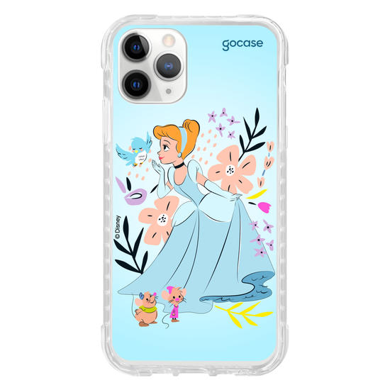 Capinha para celular  Cinderela - Lindas Flores