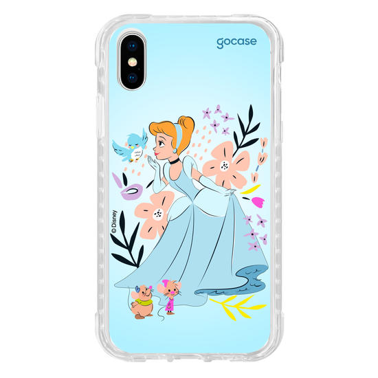 Capinha para celular  Cinderela - Lindas Flores