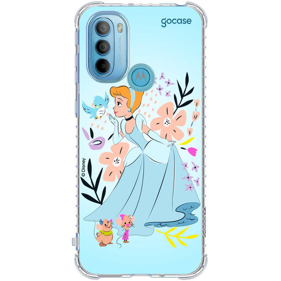Capinha para celular  Cinderela - Lindas Flores