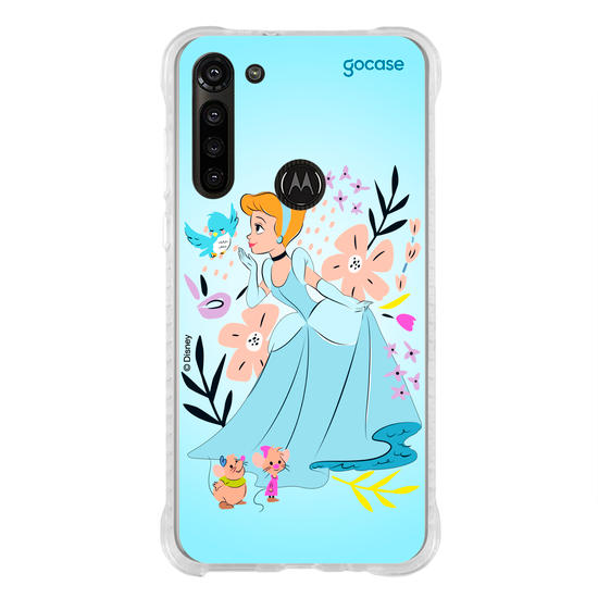 Capinha para celular  Cinderela - Lindas Flores