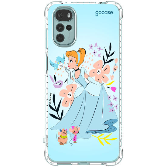 Capinha para celular  Cinderela - Lindas Flores