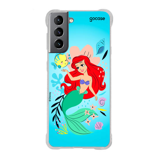 Capinha para celular  Ariel - Lindas Flores