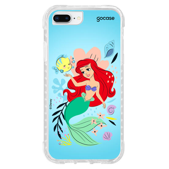 Capinha para celular  Ariel - Lindas Flores