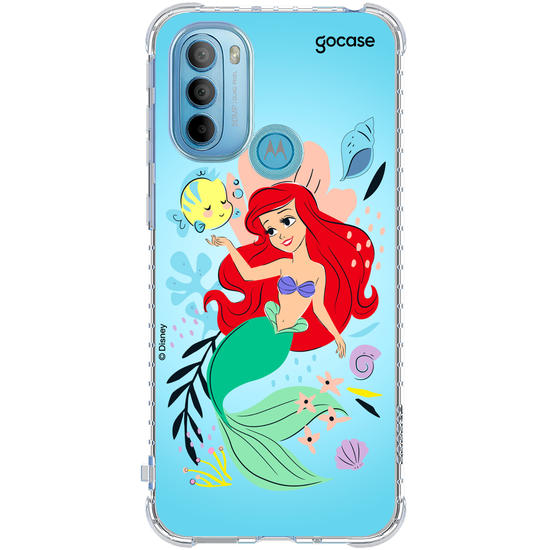 Capinha para celular  Ariel - Lindas Flores
