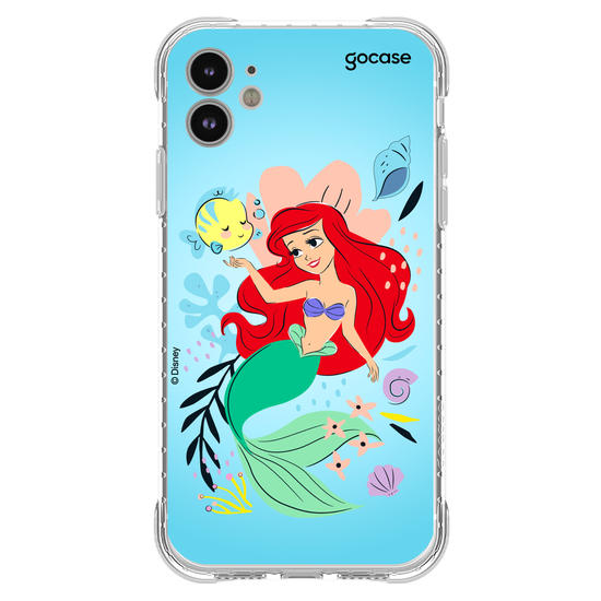 Capinha para celular  Ariel - Lindas Flores