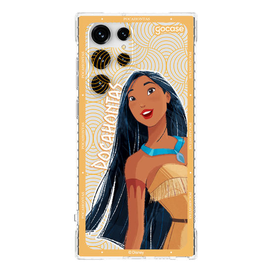 Capinha para celular  Pocahontas Esconde-Esconde Borda