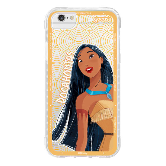 Capinha para celular  Pocahontas Esconde-Esconde Borda