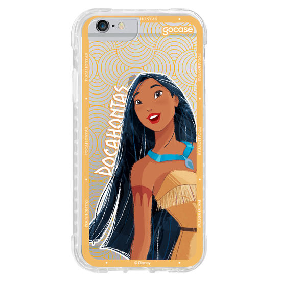 Capinha para celular  Pocahontas Esconde-Esconde Borda