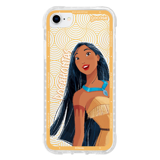 Capinha para celular  Pocahontas Esconde-Esconde Borda