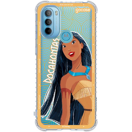 Capinha para celular  Pocahontas Esconde-Esconde Borda