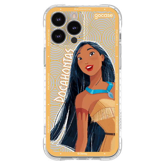 Capinha para celular  Pocahontas Esconde-Esconde Borda