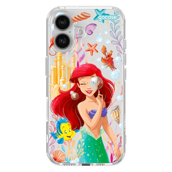 Capinha para celular  Ariel - Fundo do Mar