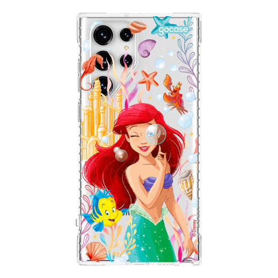 Capinha para celular  Ariel - Fundo do Mar