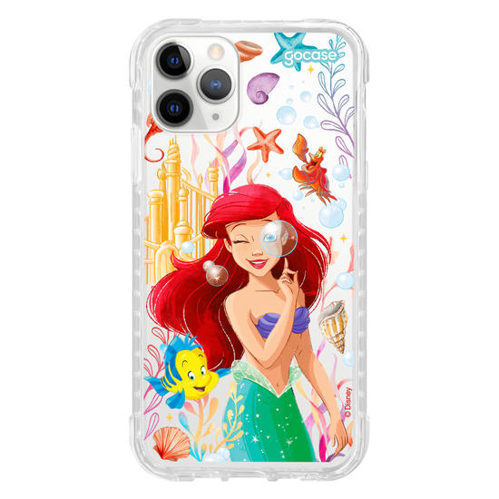 Capinha para celular  Ariel - Fundo do Mar