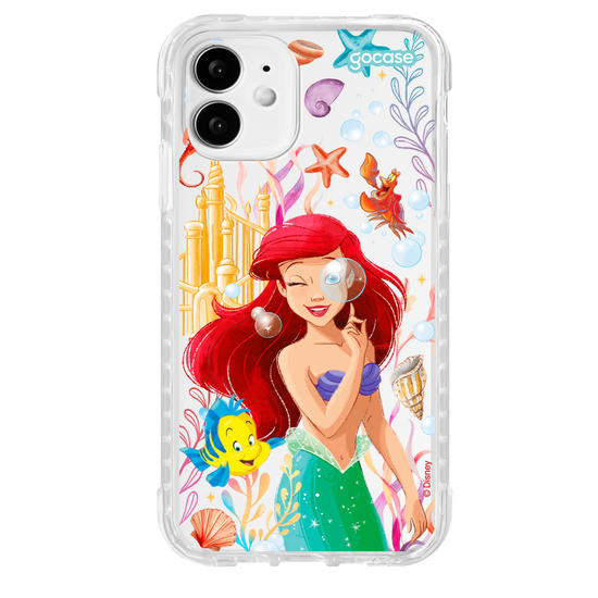 Capinha para celular  Ariel - Fundo do Mar