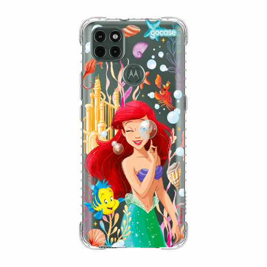 Capinha para celular  Ariel - Fundo do Mar