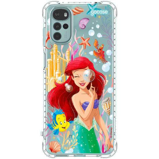Capinha para celular  Ariel - Fundo do Mar