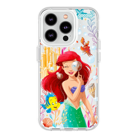 Capinha para celular  Ariel - Fundo do Mar