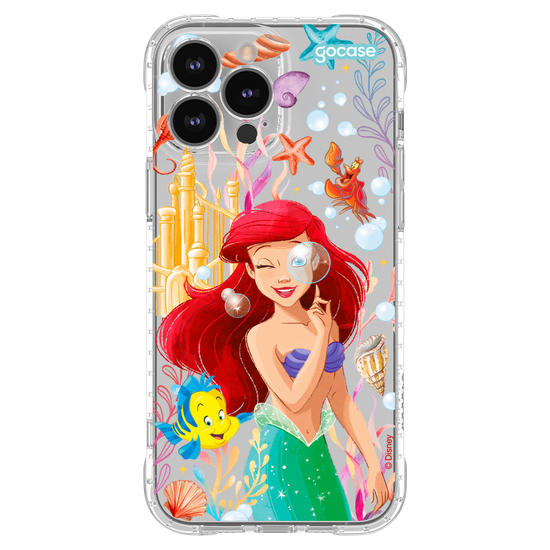 Capinha para celular  Ariel - Fundo do Mar
