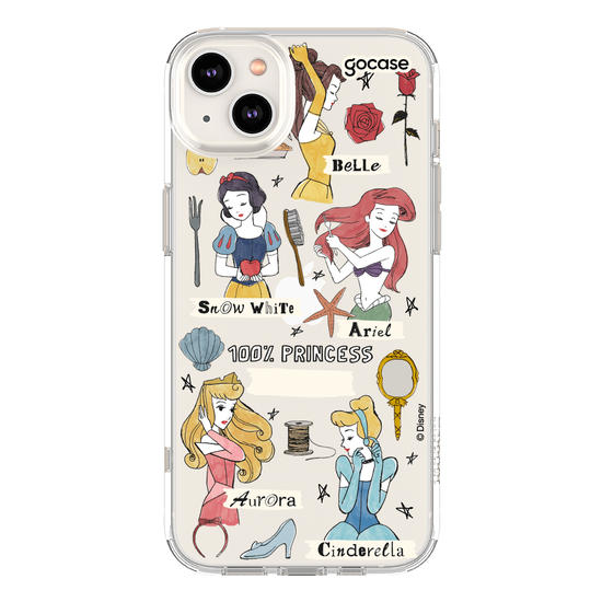 Capinha para celular  Princesas - 100% Princess