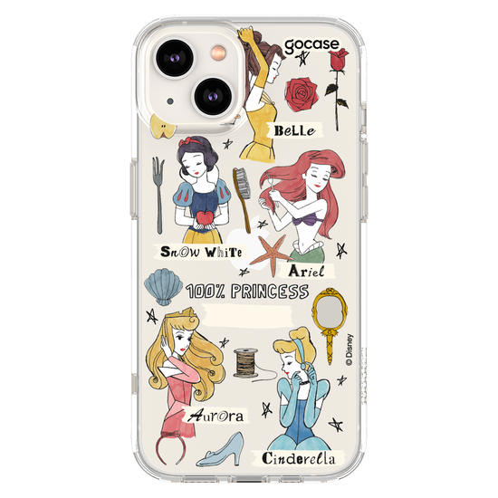 Capinha para celular  Princesas - 100% Princess