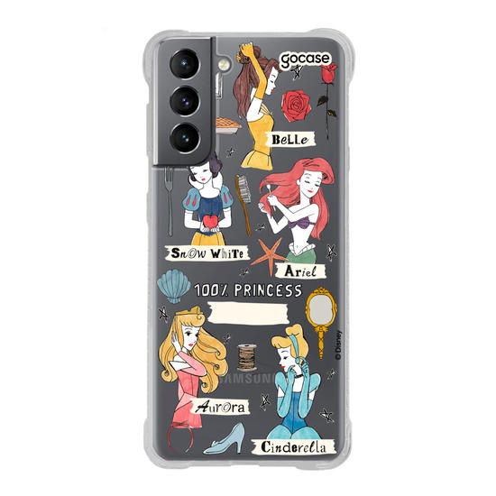 Capinha para celular  Princesas - 100% Princess