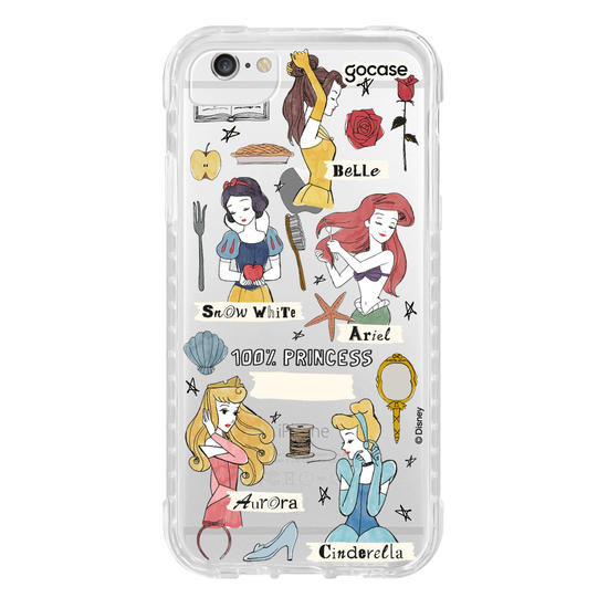 Capinha para celular  Princesas - 100% Princess