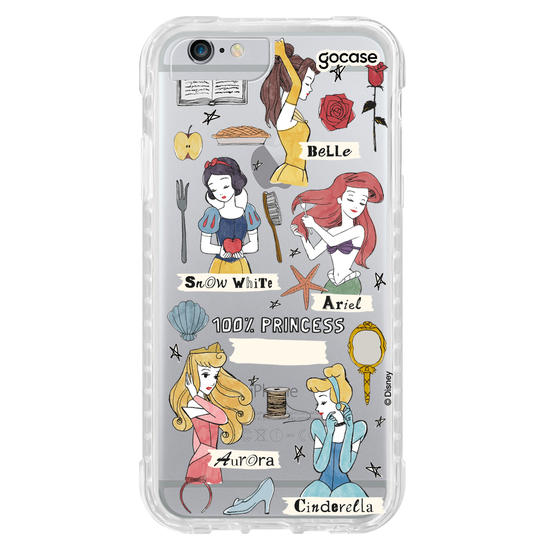 Capinha para celular  Princesas - 100% Princess