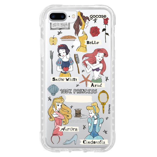 Capinha para celular  Princesas - 100% Princess