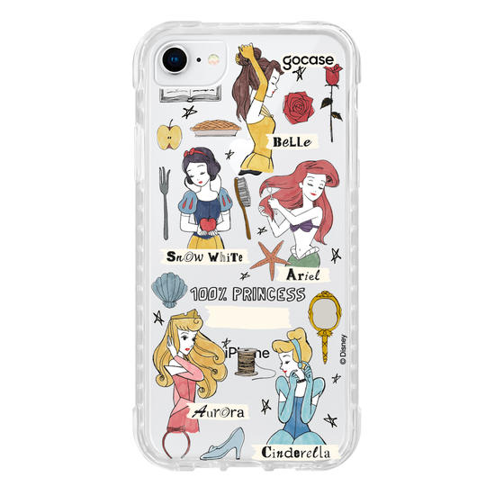 Capinha para celular  Princesas - 100% Princess