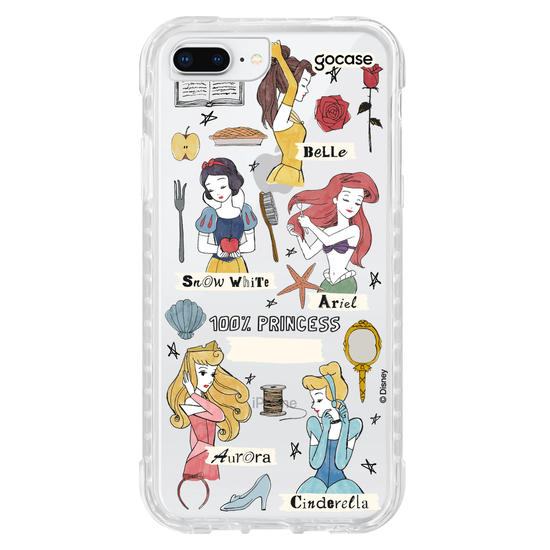 Capinha para celular  Princesas - 100% Princess