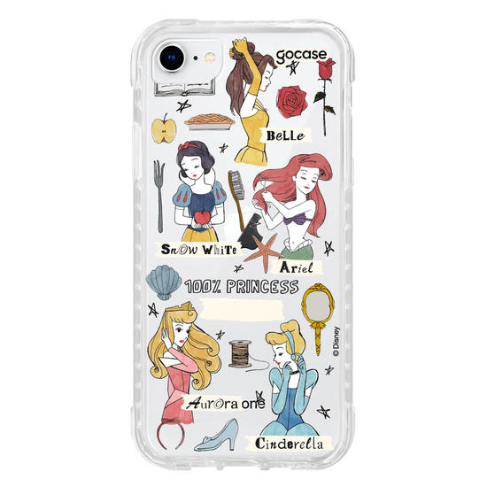 Capinha para celular  Princesas - 100% Princess