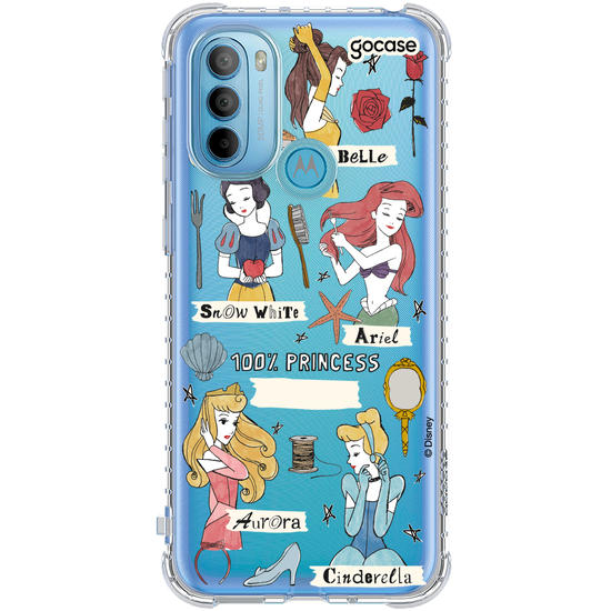 Capinha para celular  Princesas - 100% Princess