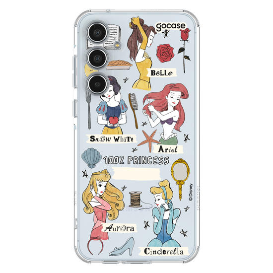 Capinha para celular  Princesas - 100% Princess