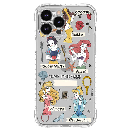 Capinha para celular  Princesas - 100% Princess