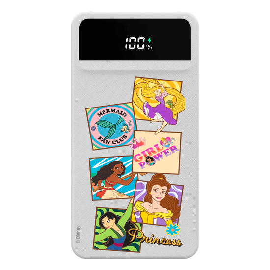 Carregador Portátil Turbo 10000mah - Princesas - Quadrinhos Fofos